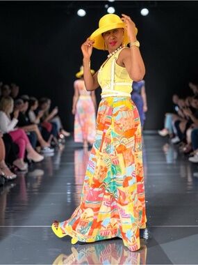 Show Me Your Mumu Pisa Maxi Skirt Size M  Floral in Postcards From Italia